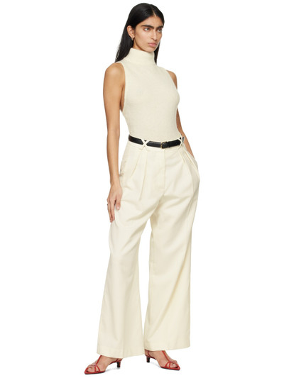 RÓHE Off-White Tailored Trousers outlook