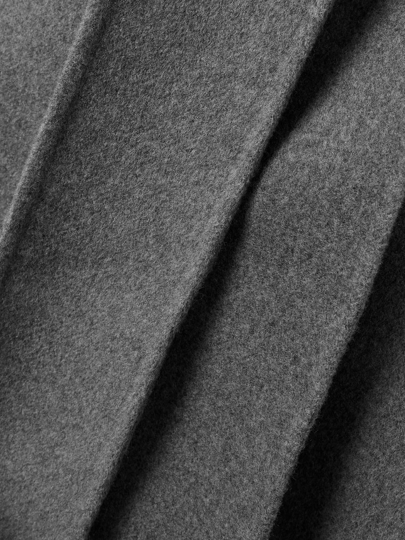 Annly Belted Wool-felt Coat 4