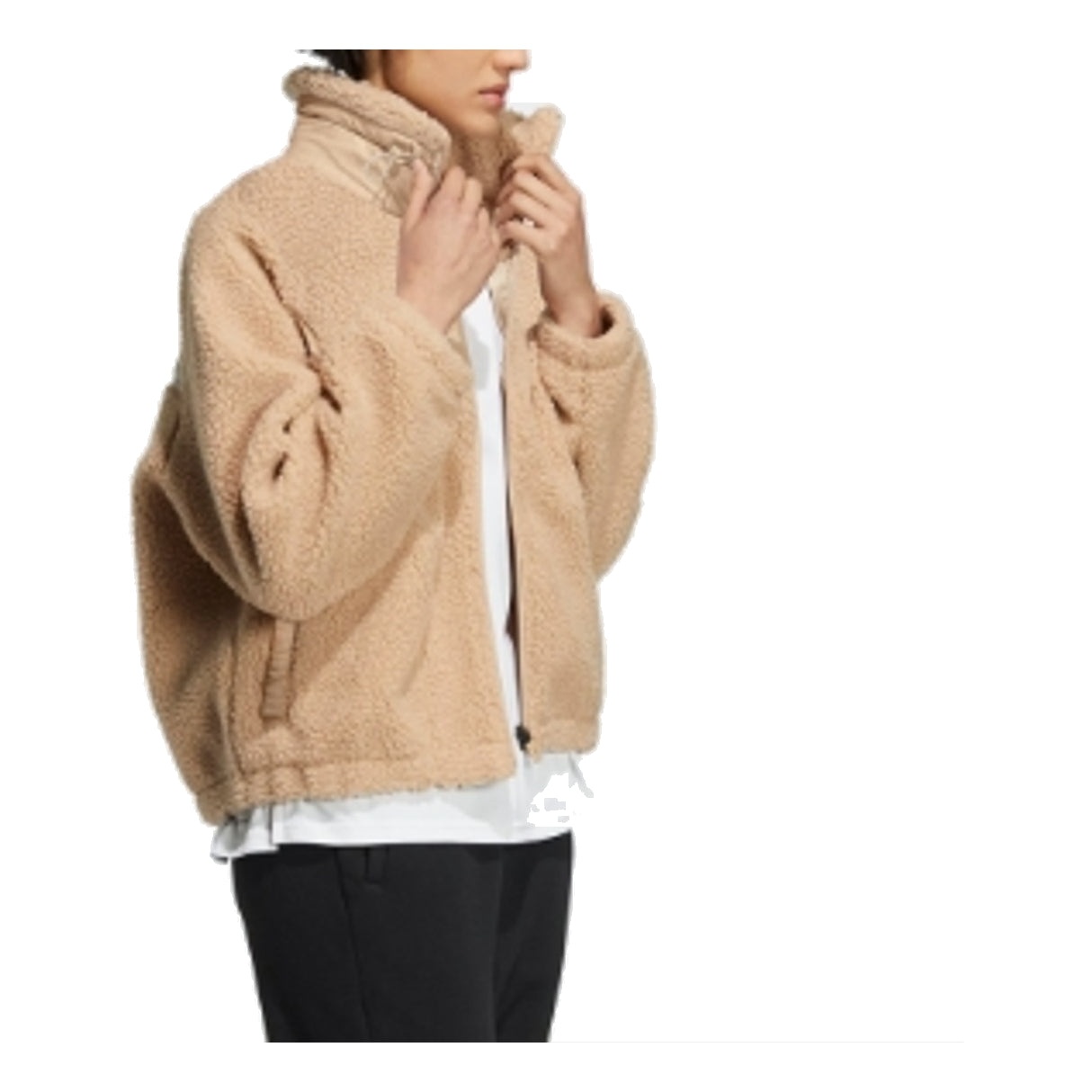 (WMNS) adidas UST BOA Jacket T2 'Tan' HM7097 - 2