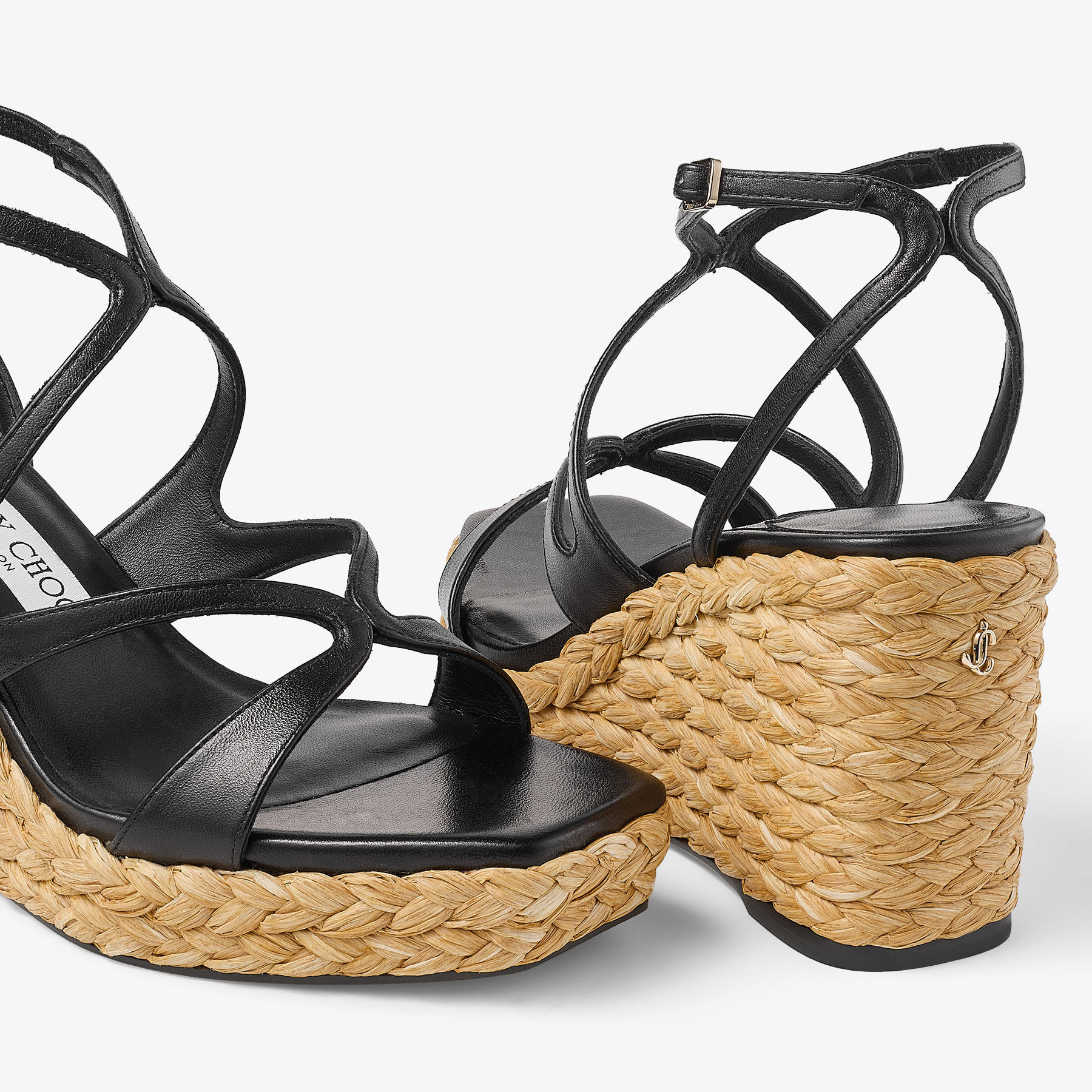 Ayla 85
Black Nappa Leather Wedge - 4
