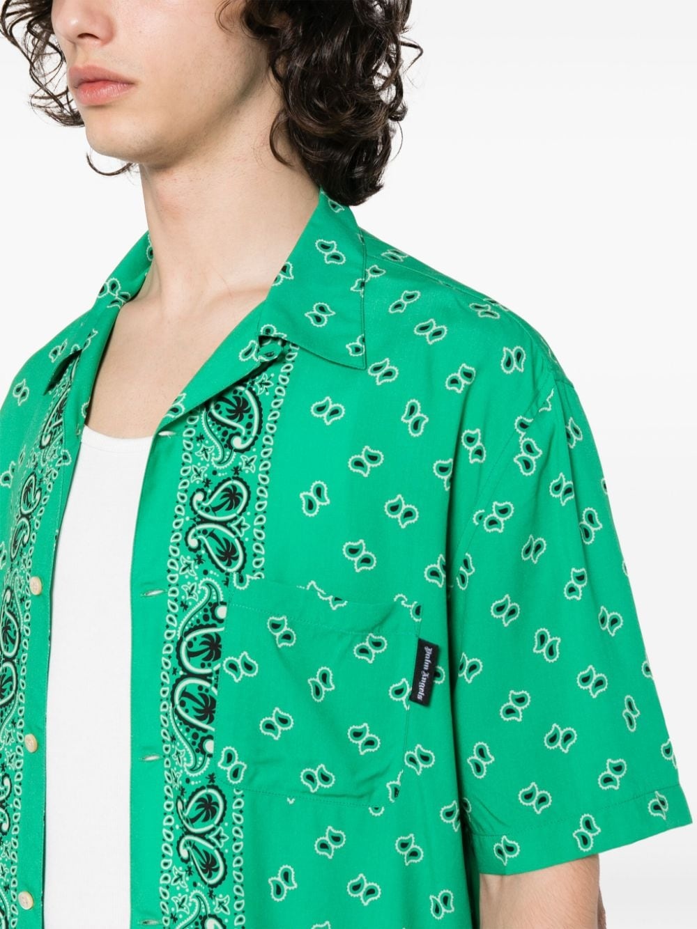 paisley-print poplin shirt - 5