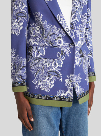 Etro PRINTED CADY JACKET outlook