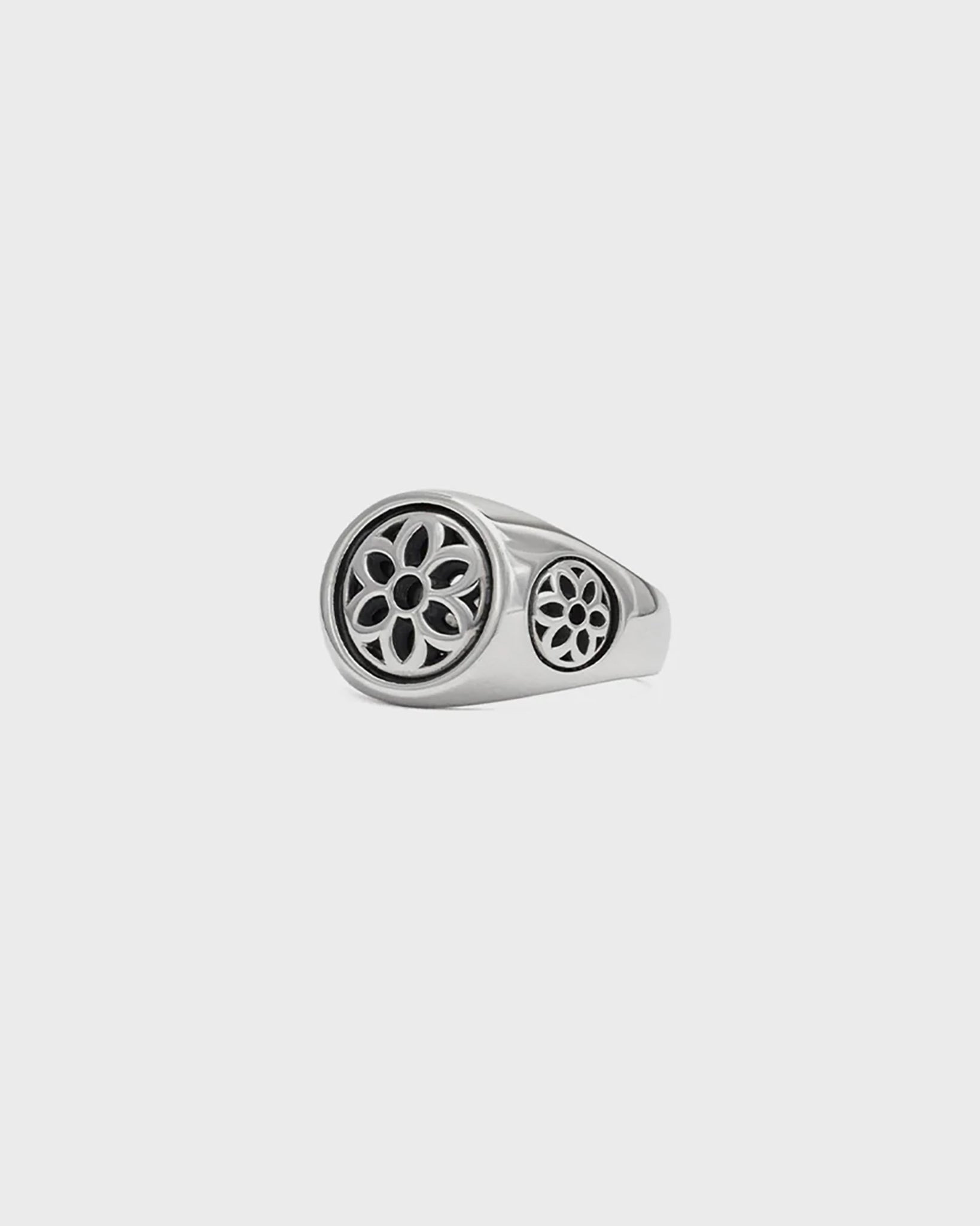 RS-CLB-SM GOOD ART HLYWD Club Ring Single Tone Size Small - Sterling Silver - 1