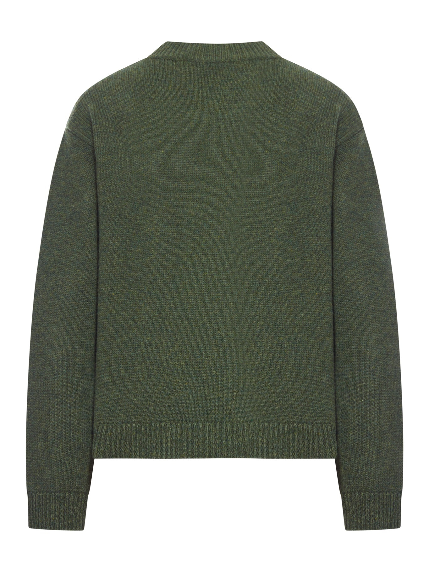 CREW NECK WOOL SWEATER - 2