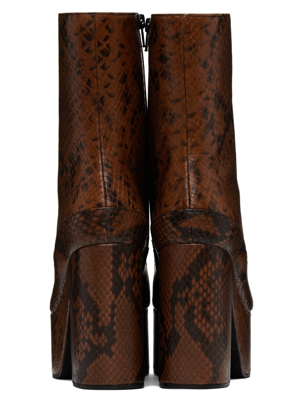 SSENSE Exclusive Tan & Black Boots - 2