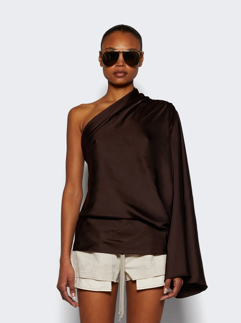 One Sleeve Top Mahogany - 2
