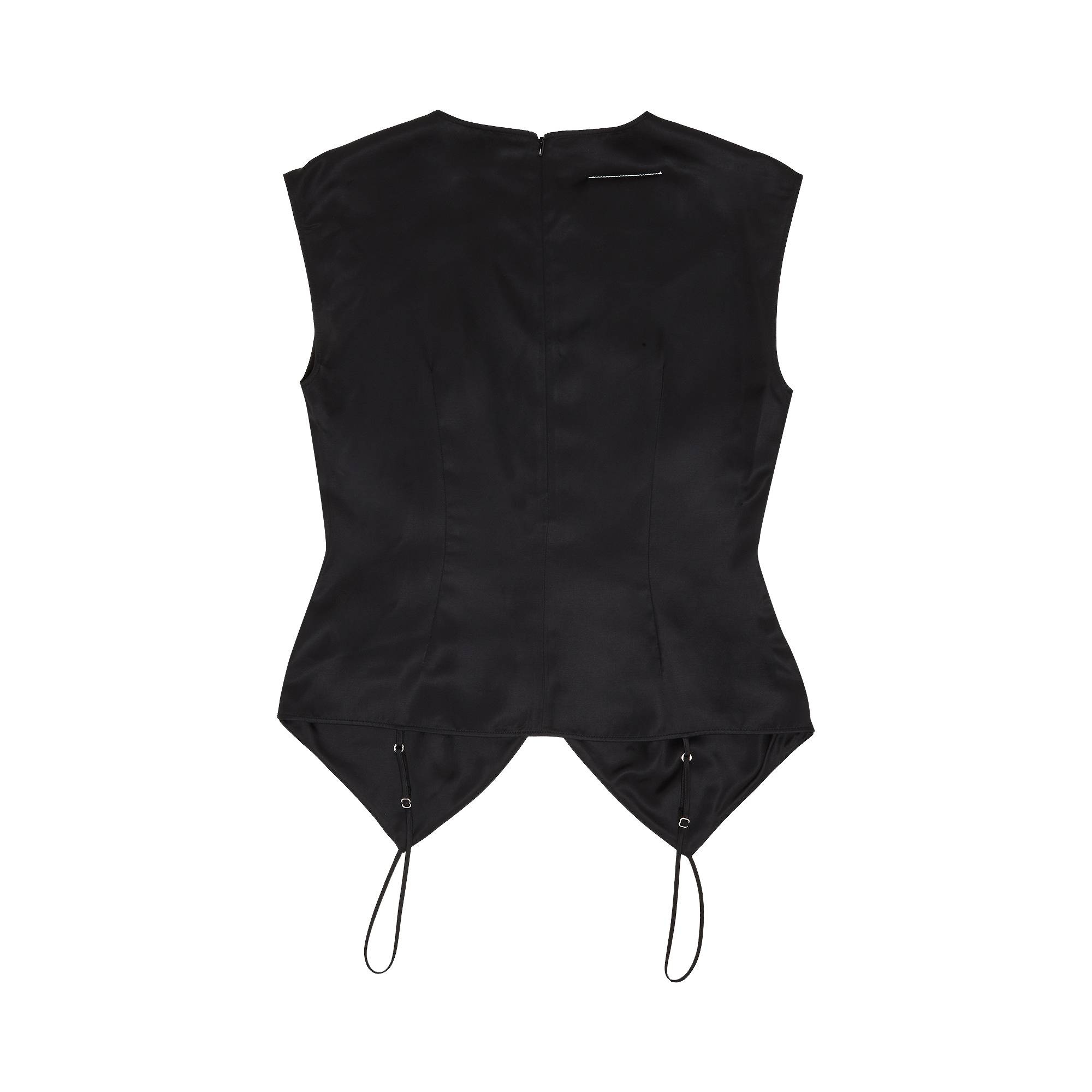 MM6 Maison Margiela Top 'Black' - 2