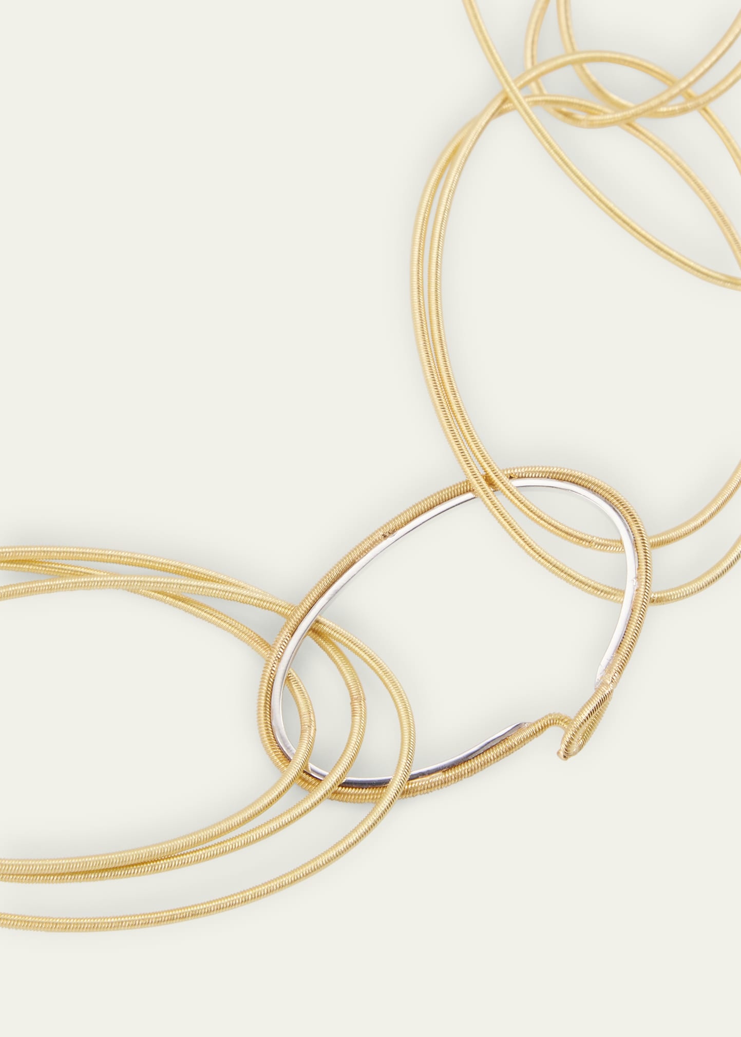 Hawaii 18K Yellow Gold Oval Link Necklace - 4
