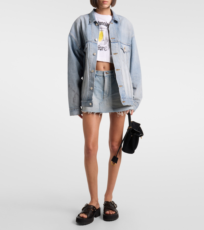 BALENCIAGA Denim skort outlook
