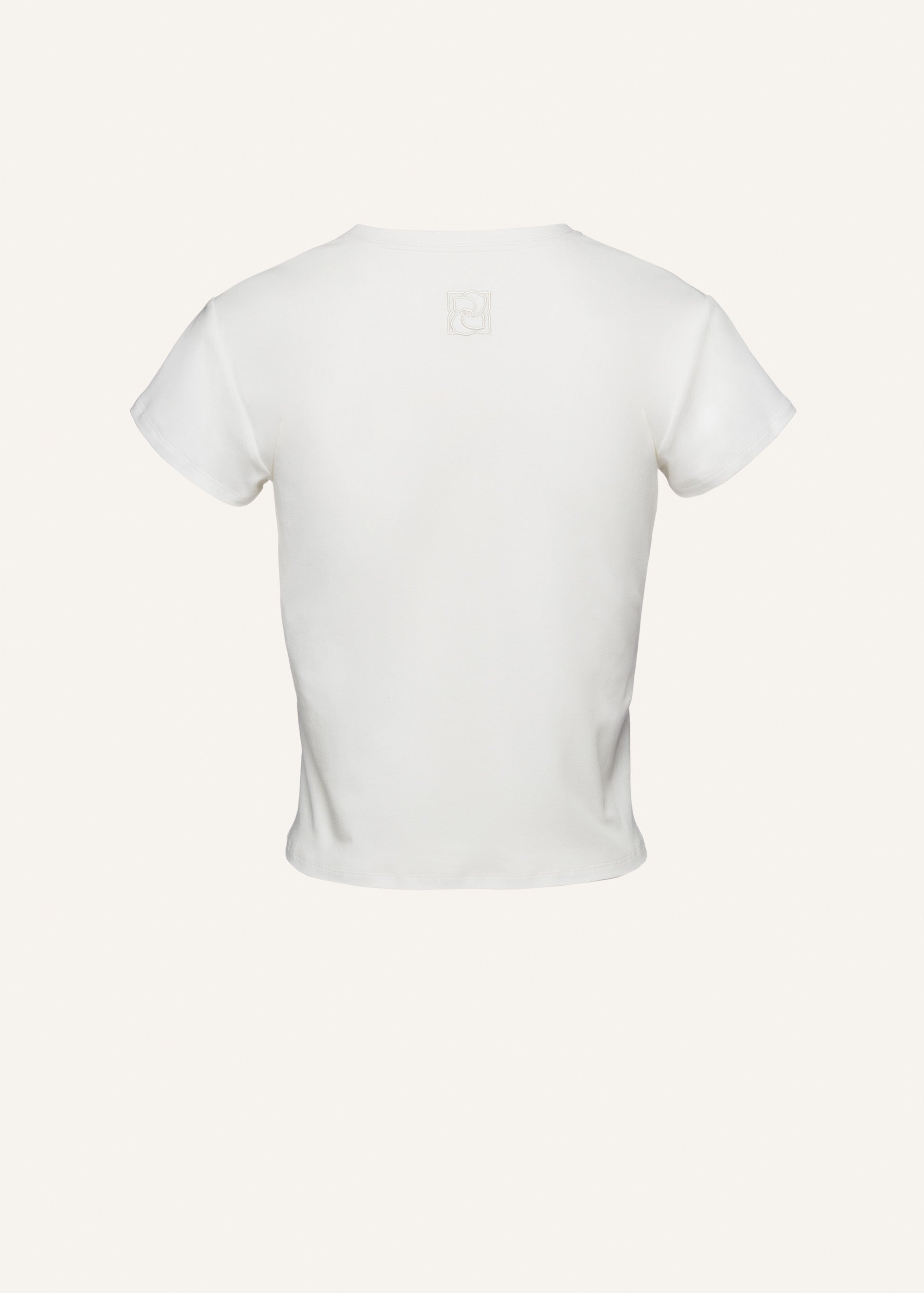 Cotton t-shirt in white - 2