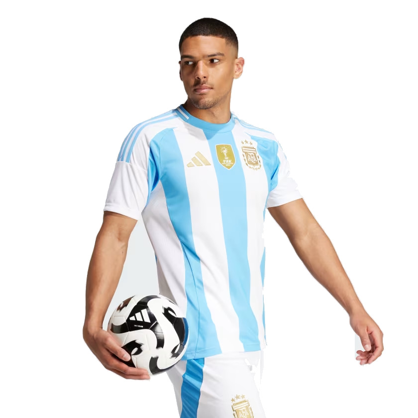 adidas Argentina 24 Home Fan Edition Soccer Jersey Asia Sizing 'White Blue Burst' IP8409 - 2