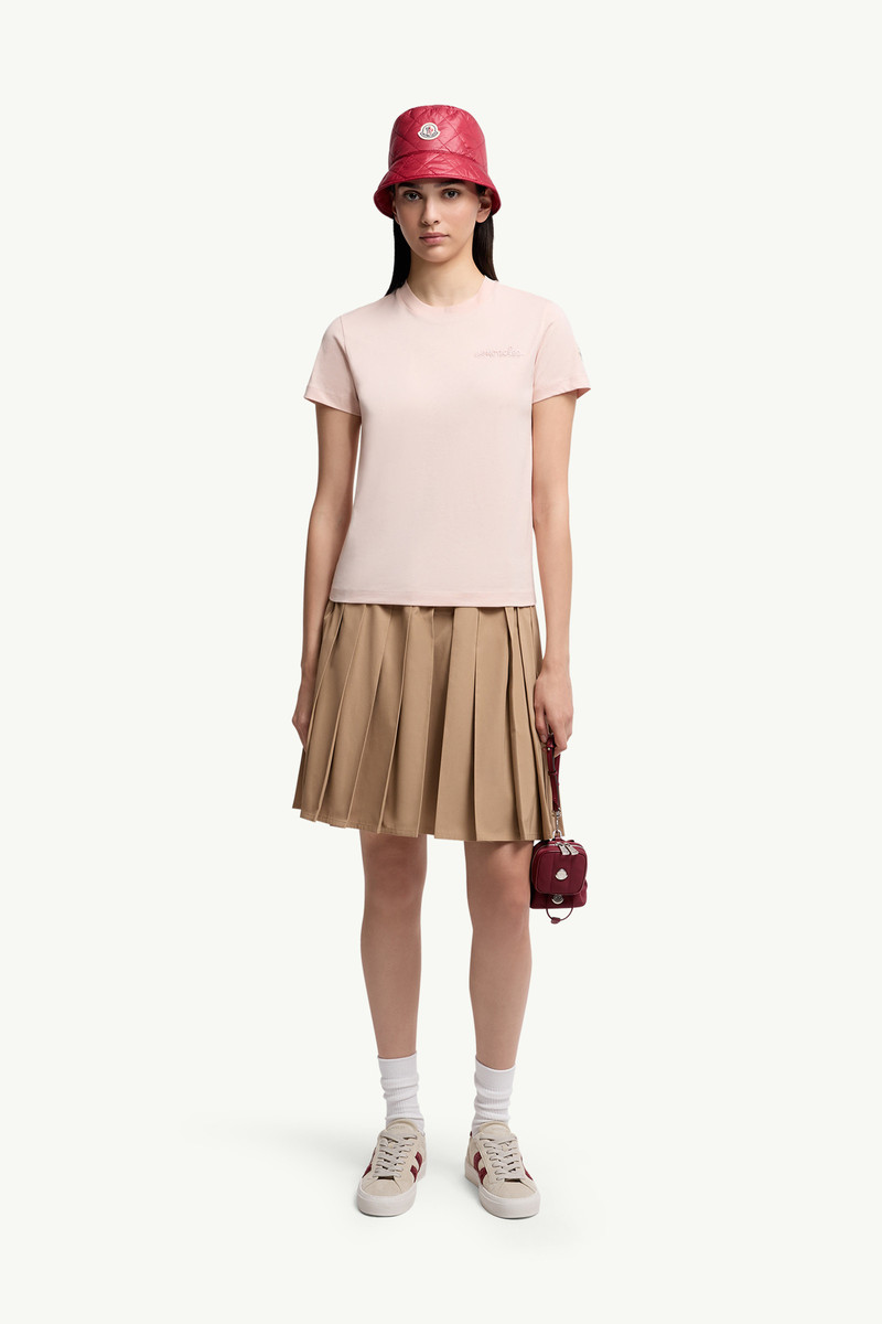 Moncler Beaded Logo Cotton T-Shirt outlook