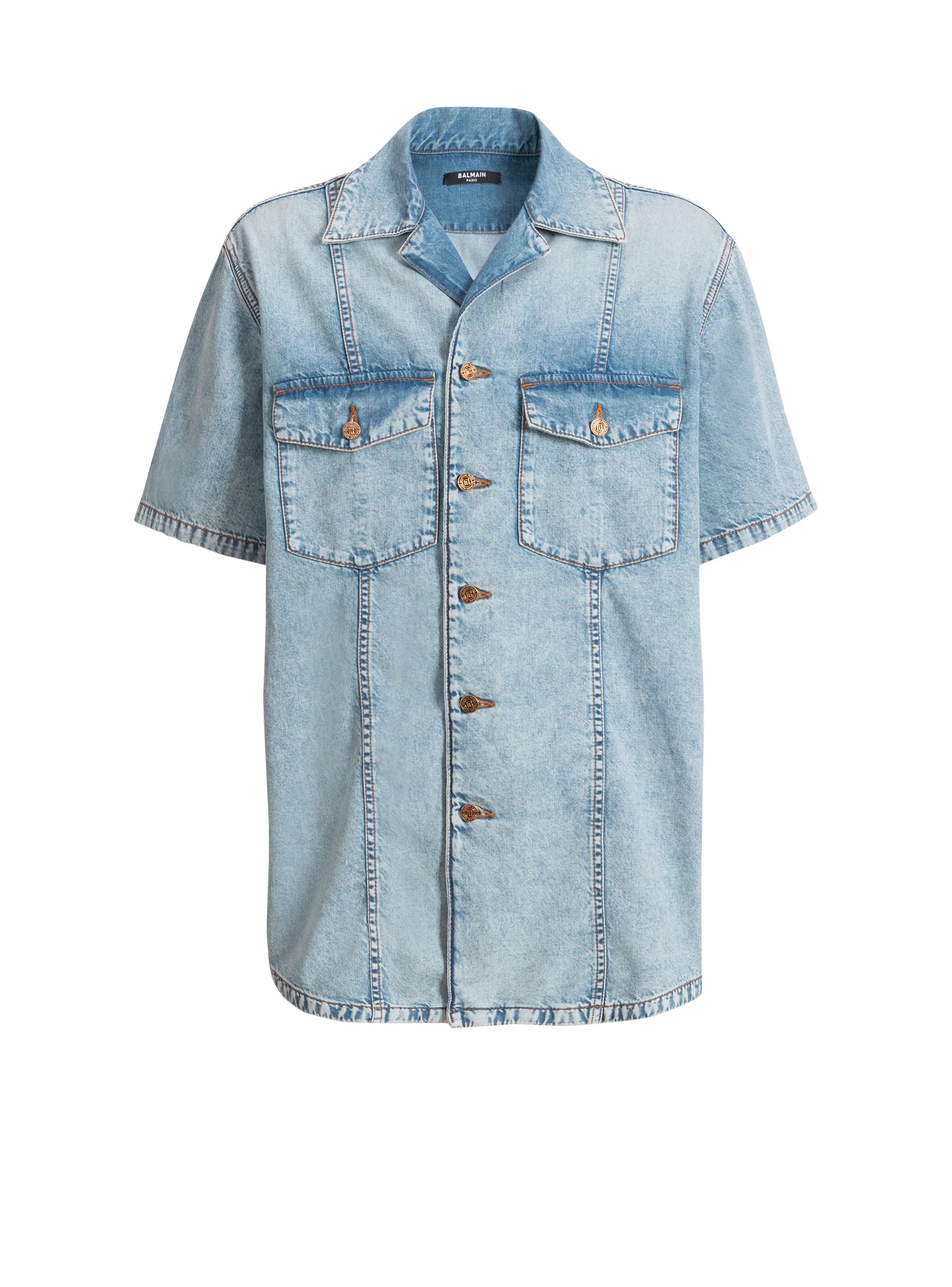 Light blue denim shirt - 1
