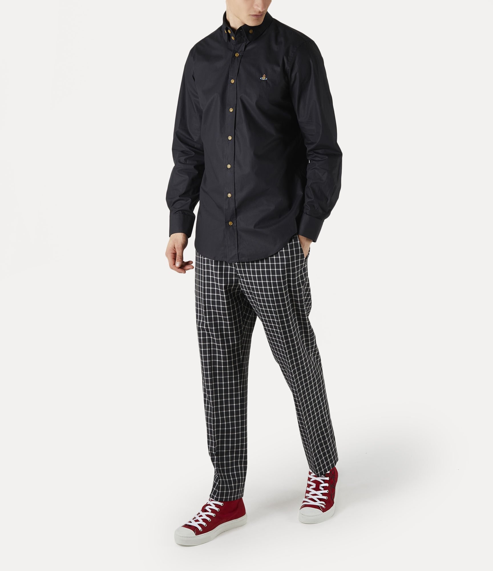 TWO BUTTON KRALL SHIRT - 2