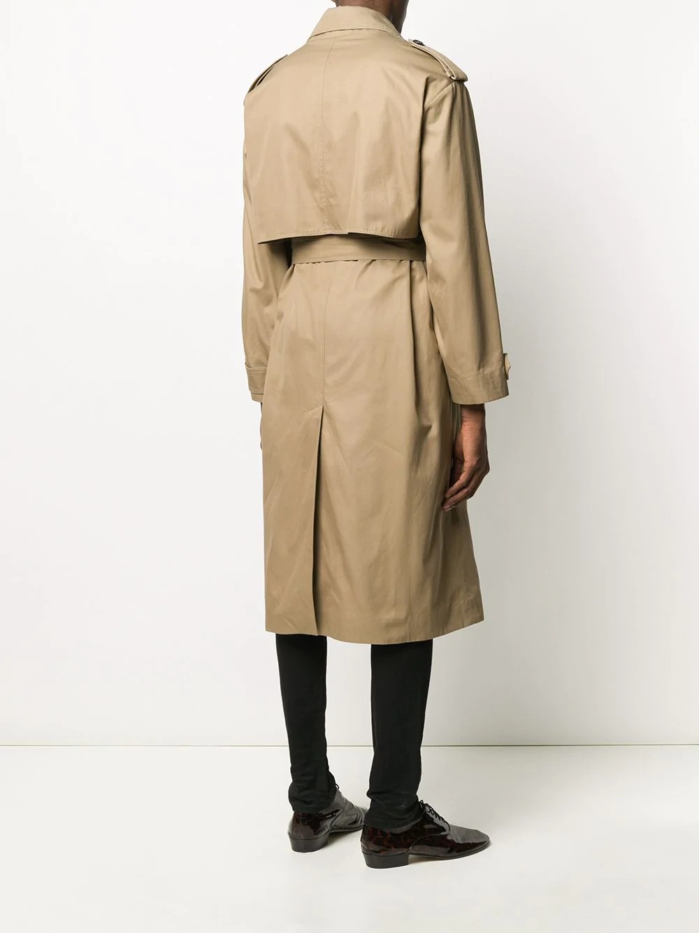 double-breasted trench coat - 4