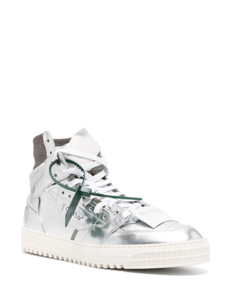Off-White 3.0 Off Court metallic sneakers outlook