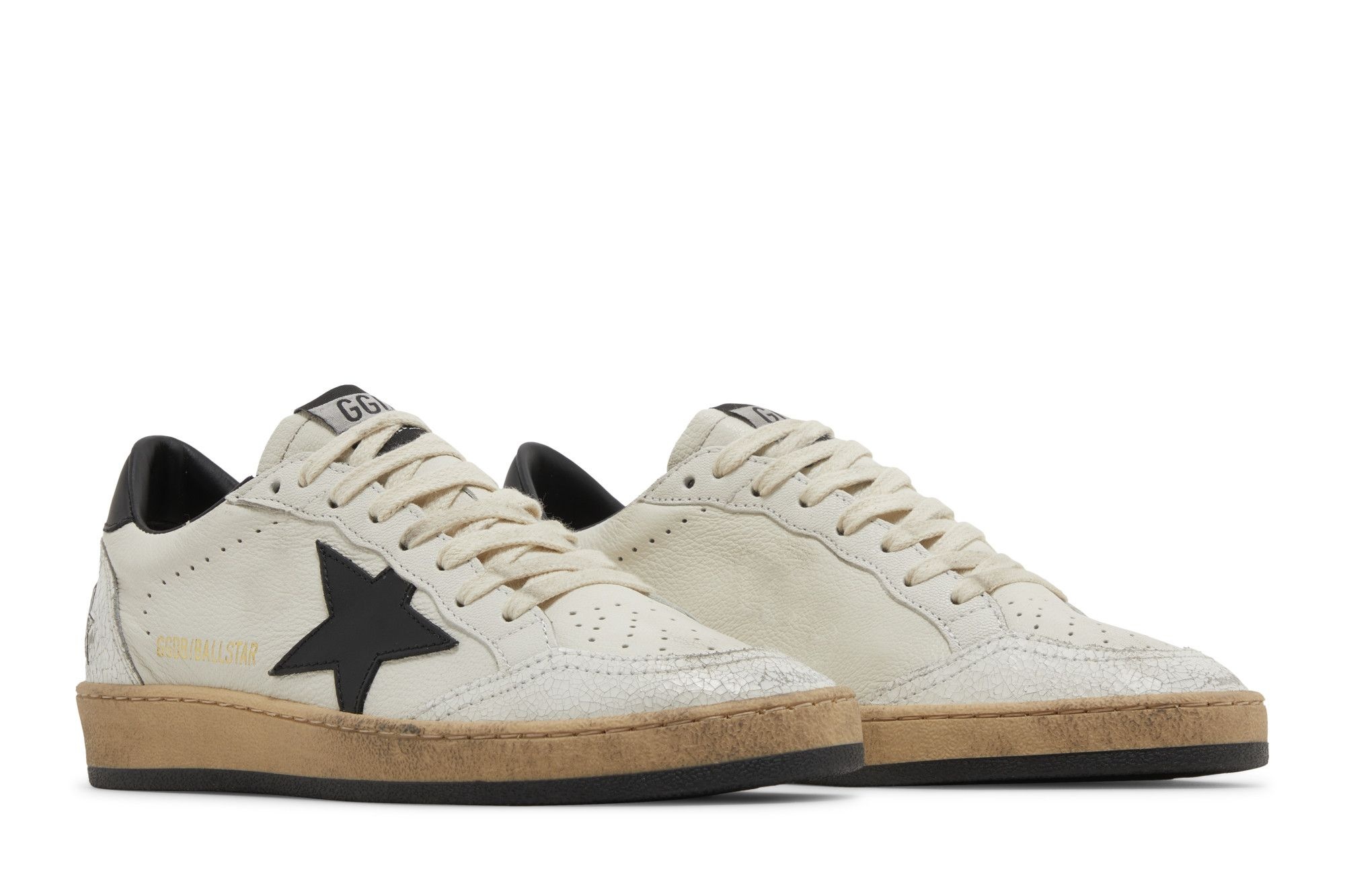 Golden Goose Wmns Ball Star 'White Black' - 8