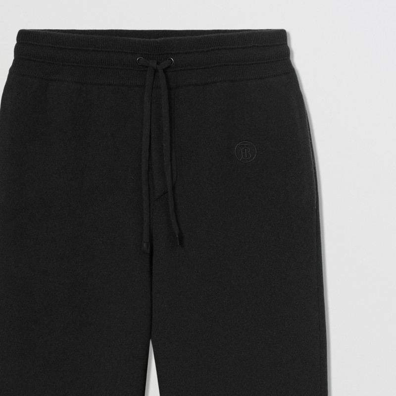 Monogram Motif Cashmere Blend Jogging Pants 6