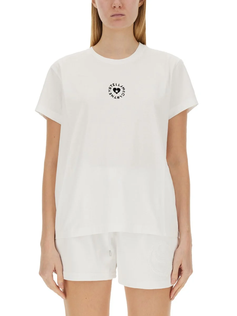 T-SHIRT IN JERSEY DI COTONE CON LOGO - 1