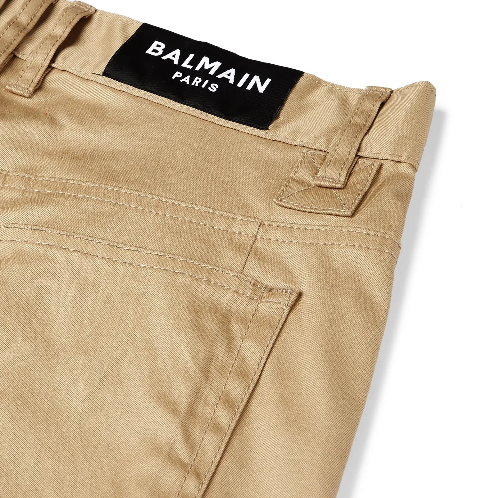 Slim-Fit Cotton-Blend Gabardine Cargo Trousers - 5