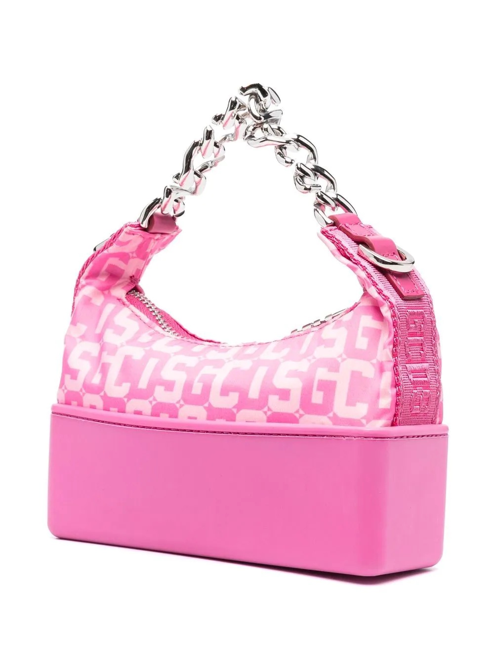 logo-print shoulder bag - 3