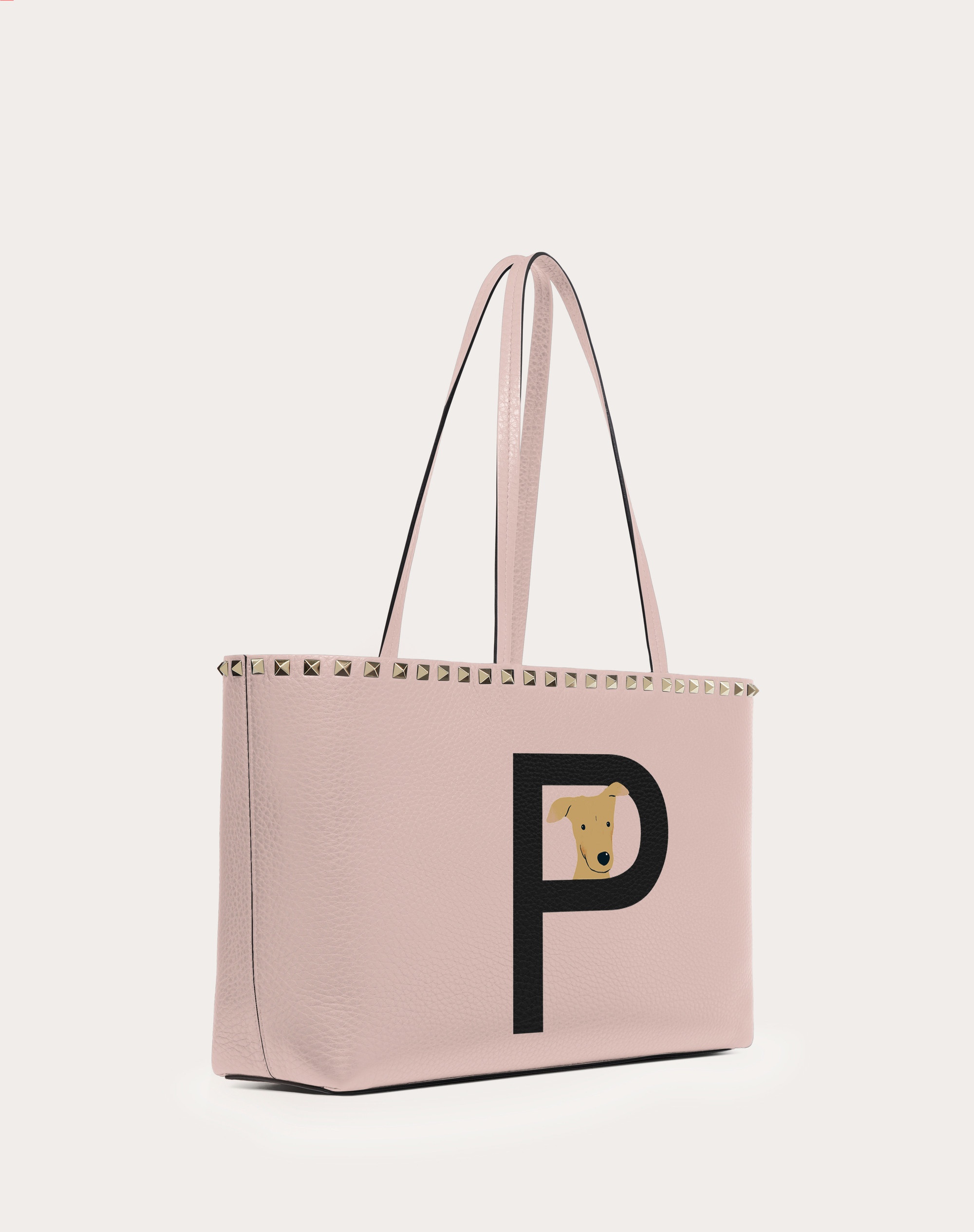 VALENTINO GARAVANI ROCKSTUD PET CUSTOMIZABLE SMALL TOTE BAG - 2