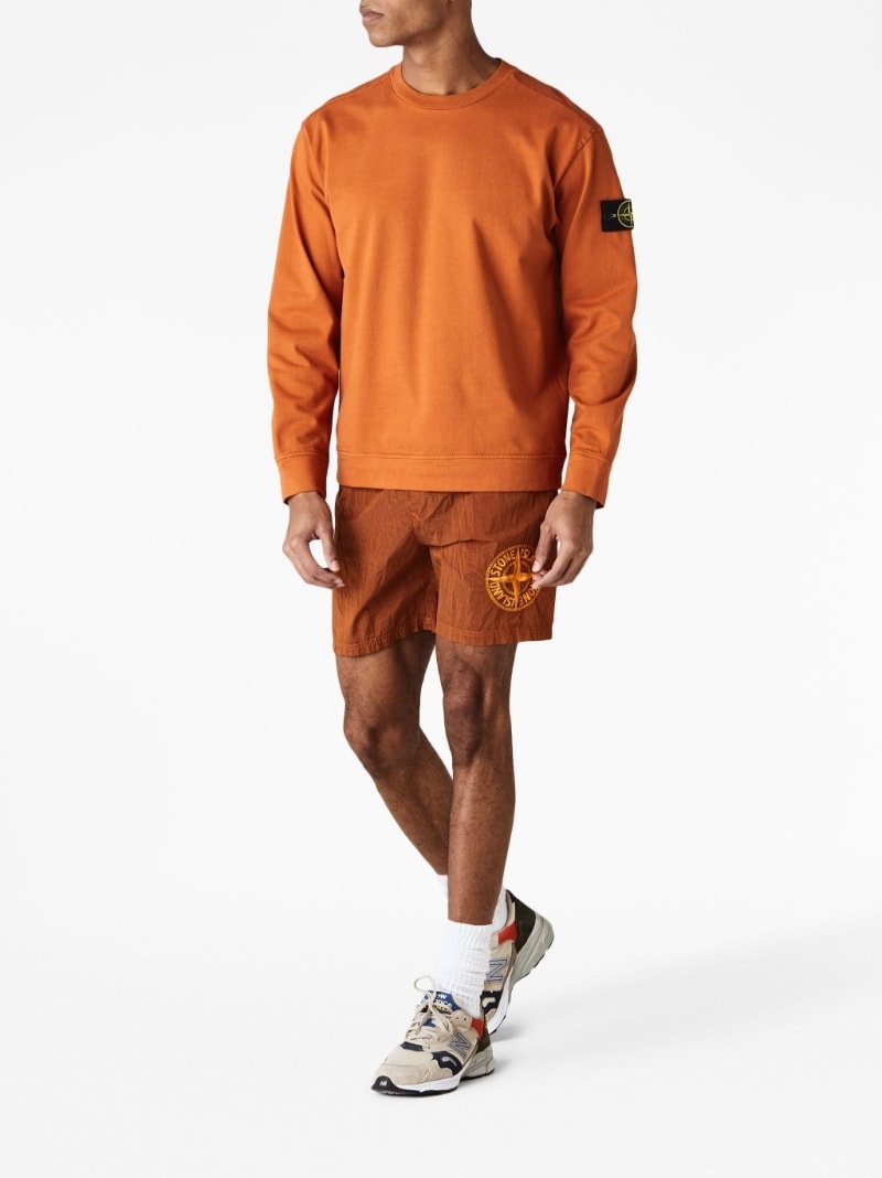 logo-print elasticated-waist shorts - 2