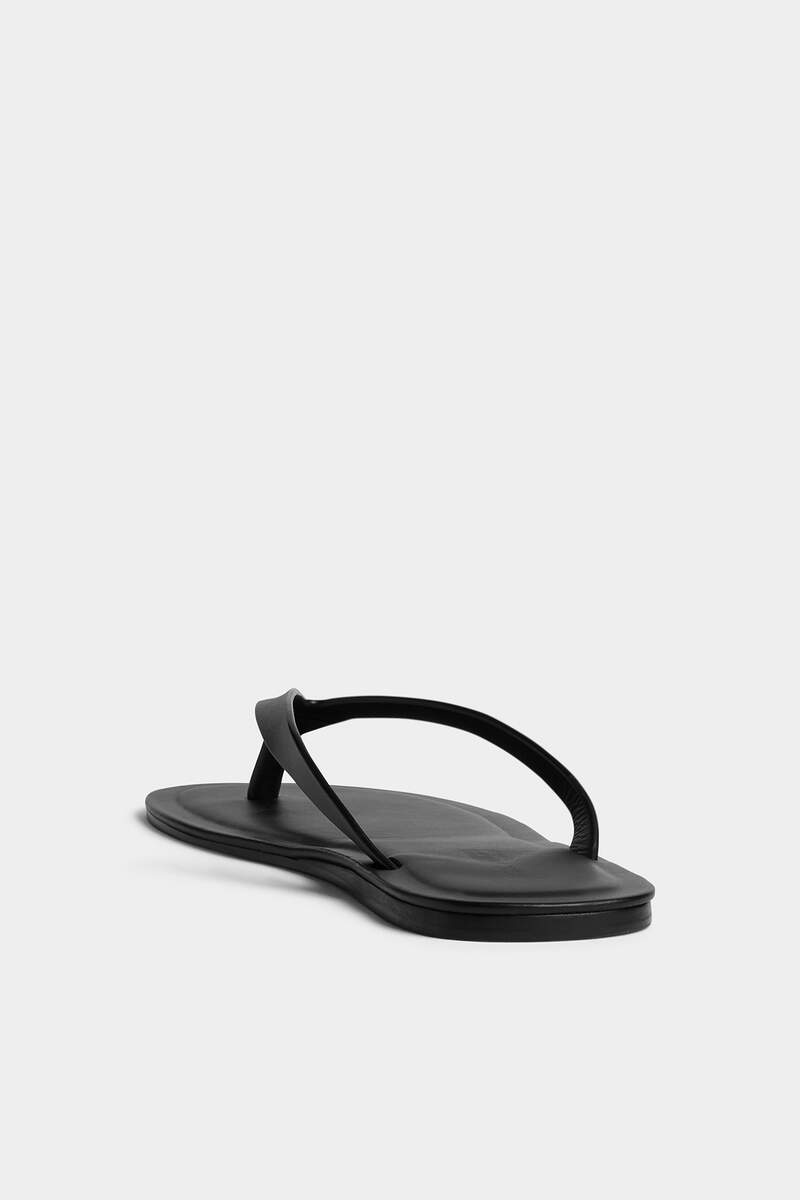 DSQ2 LEATHER FLIP FLOP - 3