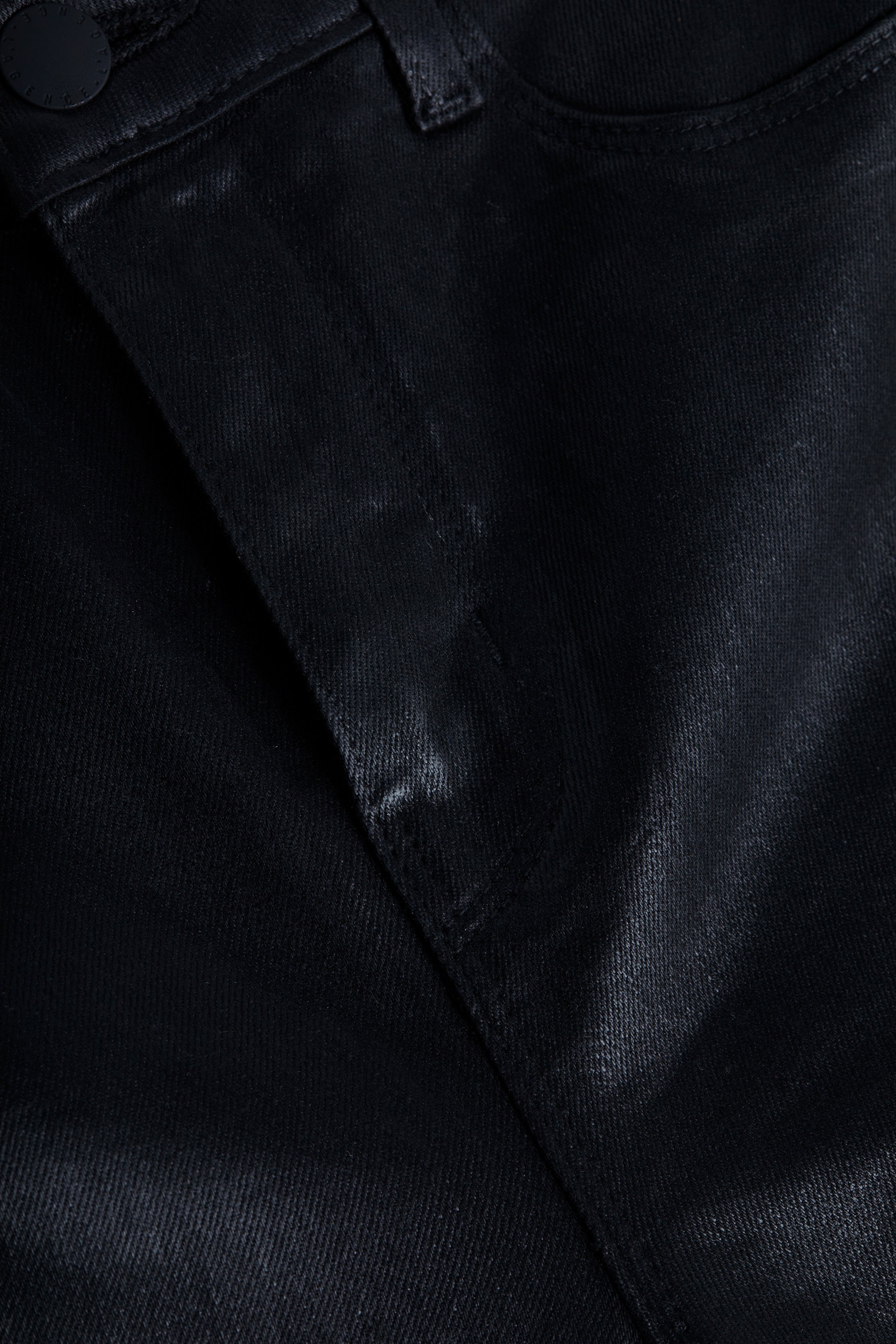 Clayton Coated Wide-Leg Jean - 6