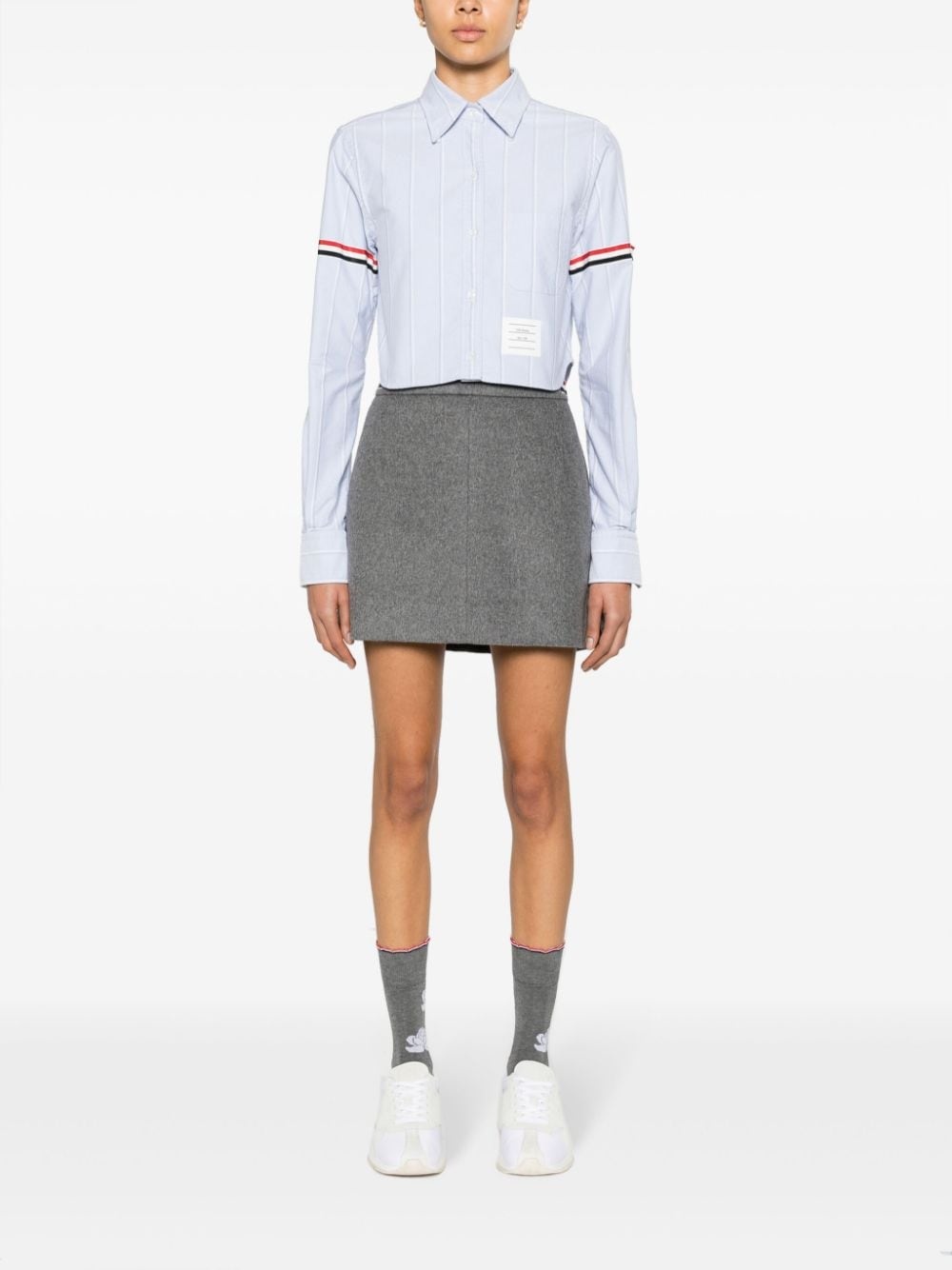 RWB-stripe cotton shirt - 2