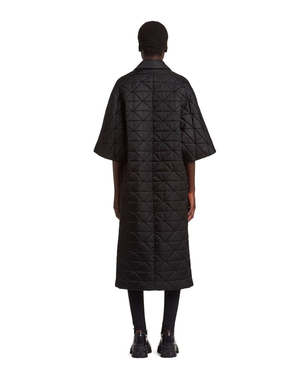 Re-Nylon Gabardine quilted raincoat - 4