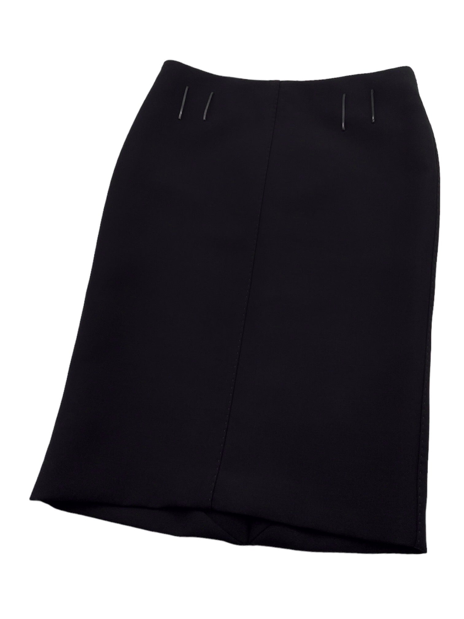 Gucci Fall 2001 Tom Ford Black Wool Tank Top Skirt Set 40 - 12