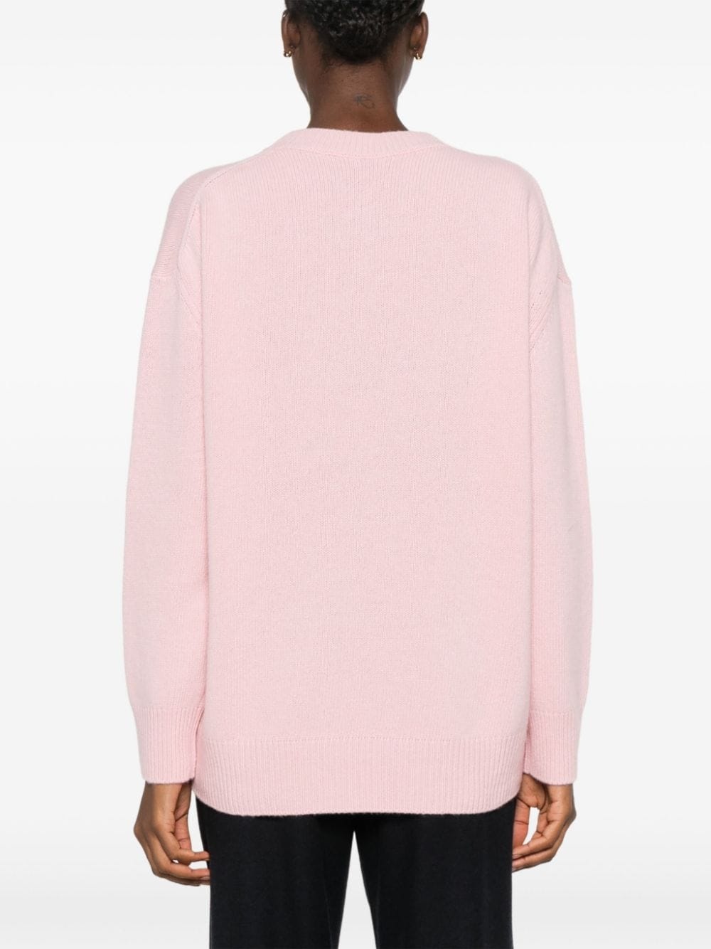 logo-embroidered jumper - 4