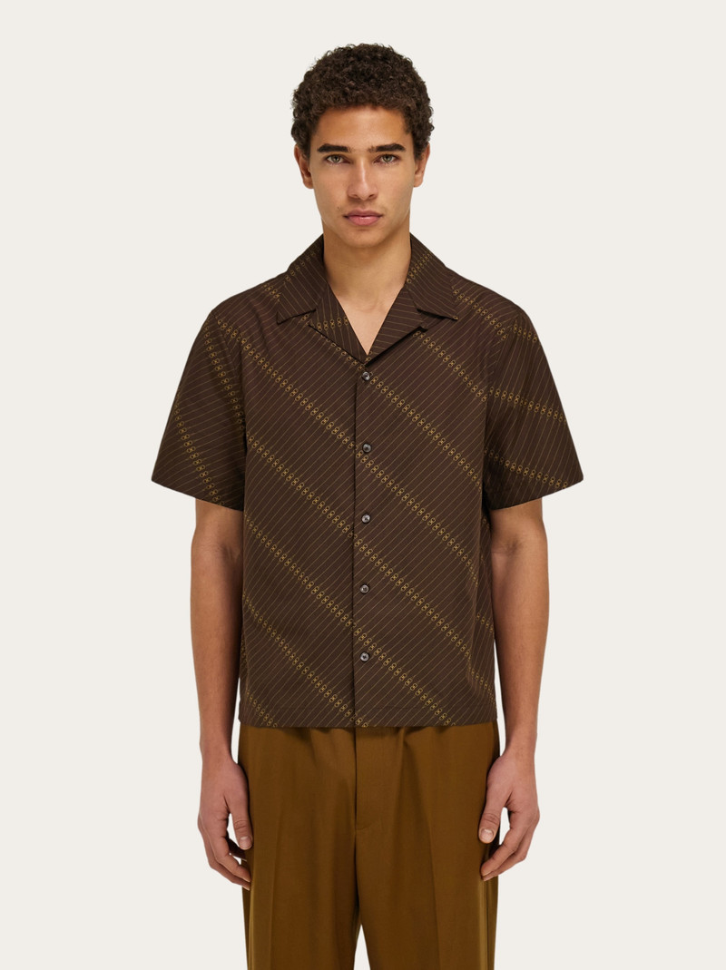 FERRAGAMO Short sleeve bowling shirt outlook