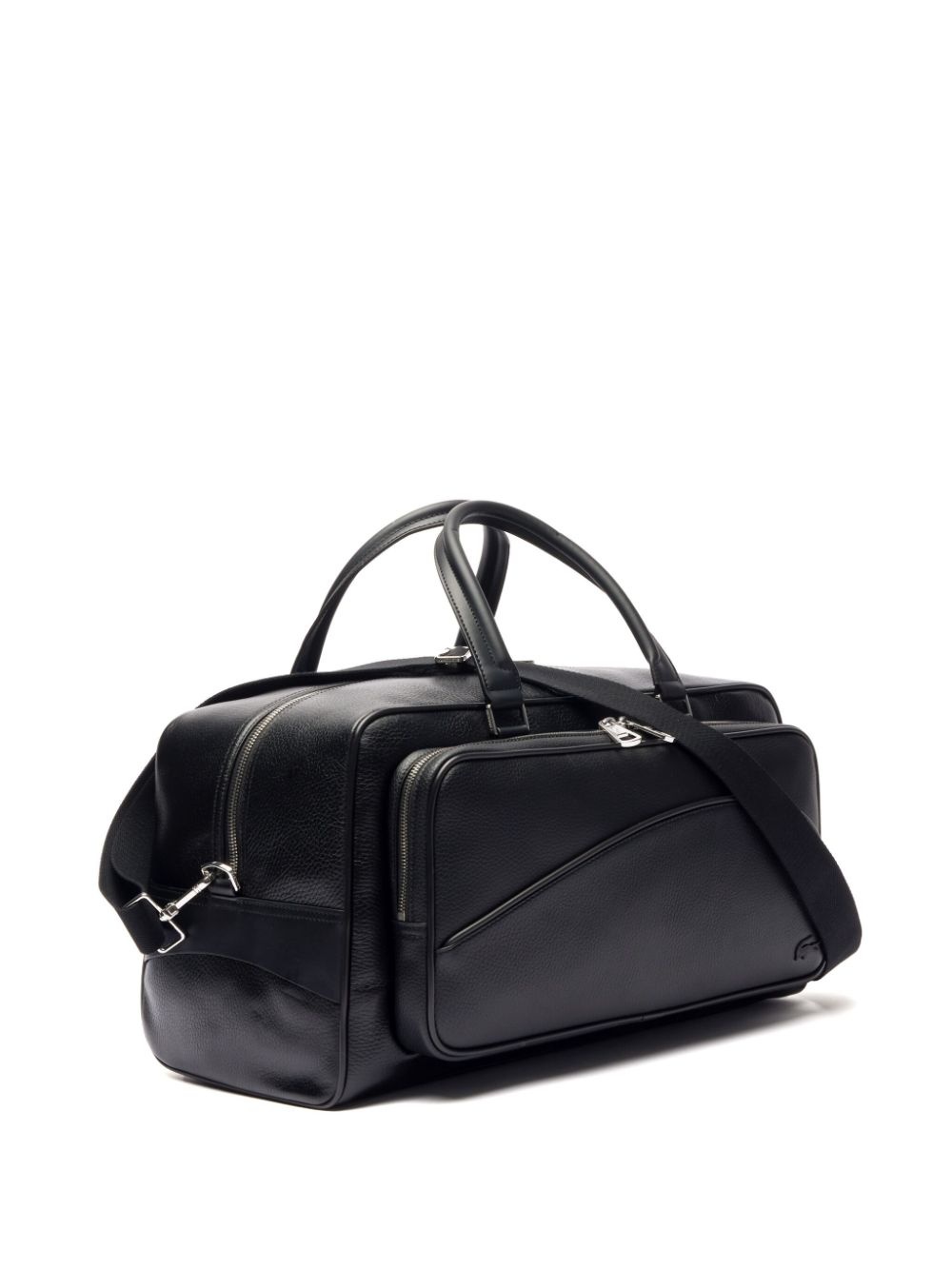 multi-pocket leather holdall - 3