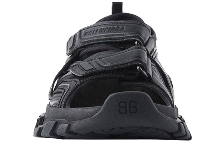 (WMNS) Balenciaga Track Sandal 'Triple Black' 617543W2CC11000 - 2