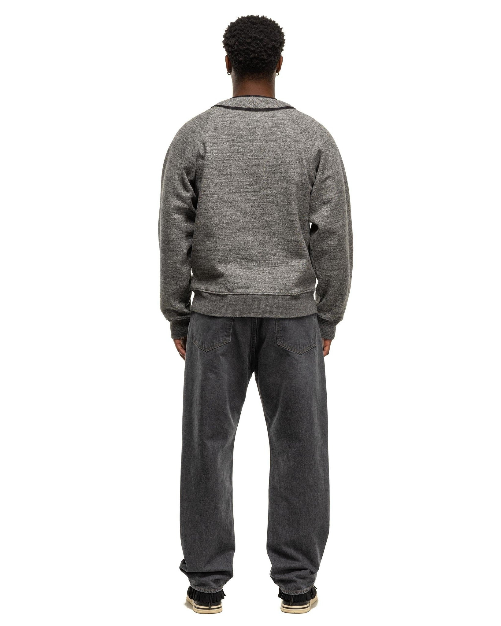 TOP Jersey Baseball Henley SWT (GREAT KOUNTRY) Charcoal - 3