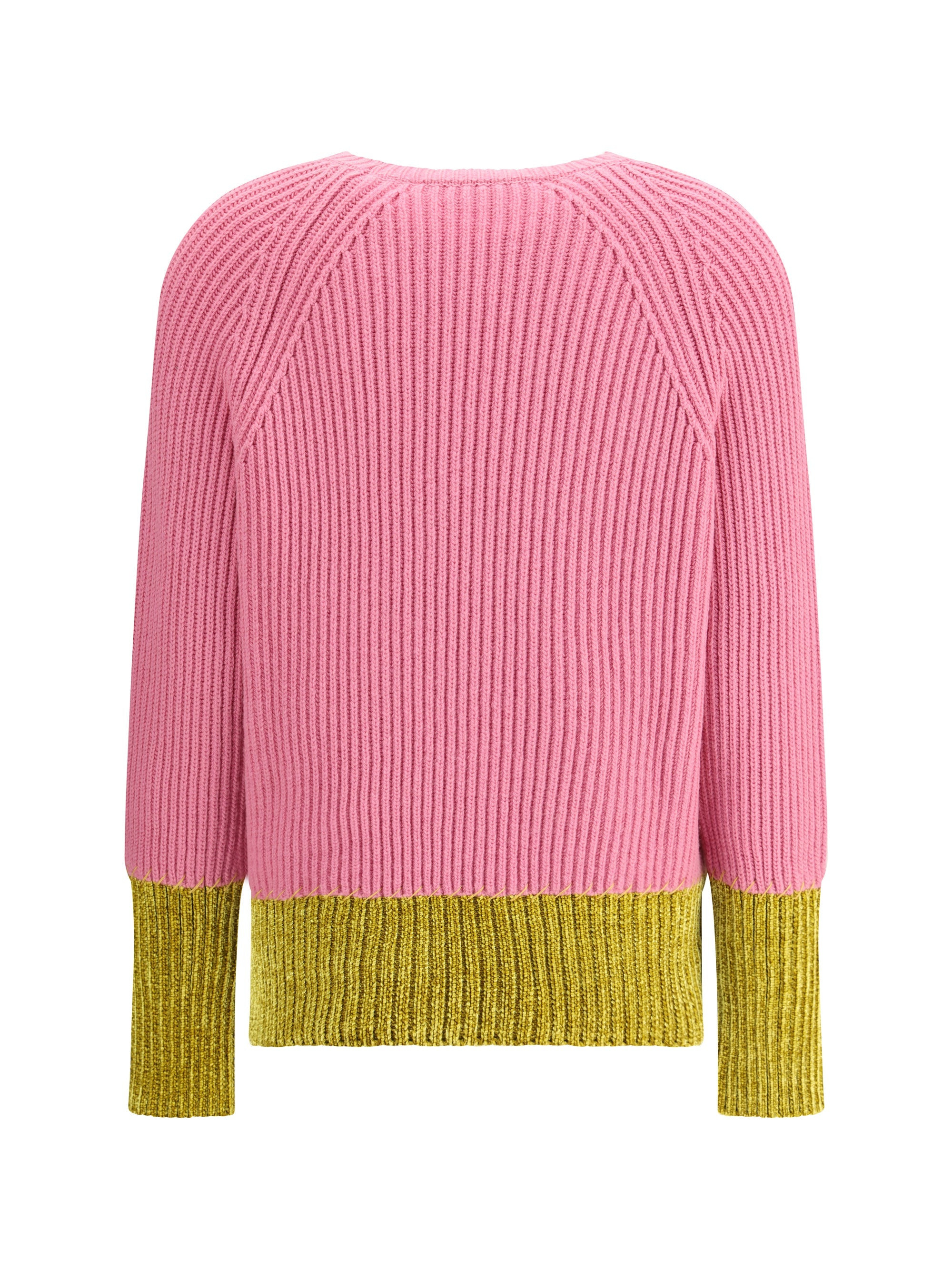 Marni Women Color Block Wool Sweater - 2