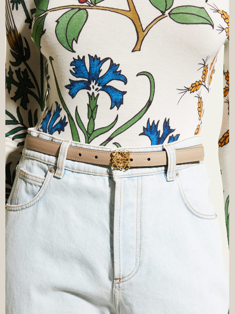 Loewe Anagram Leather Belt outlook