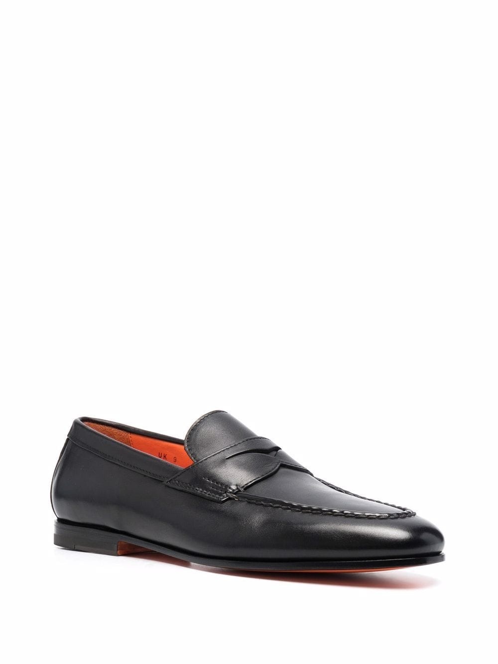 leather penny loafers - 2