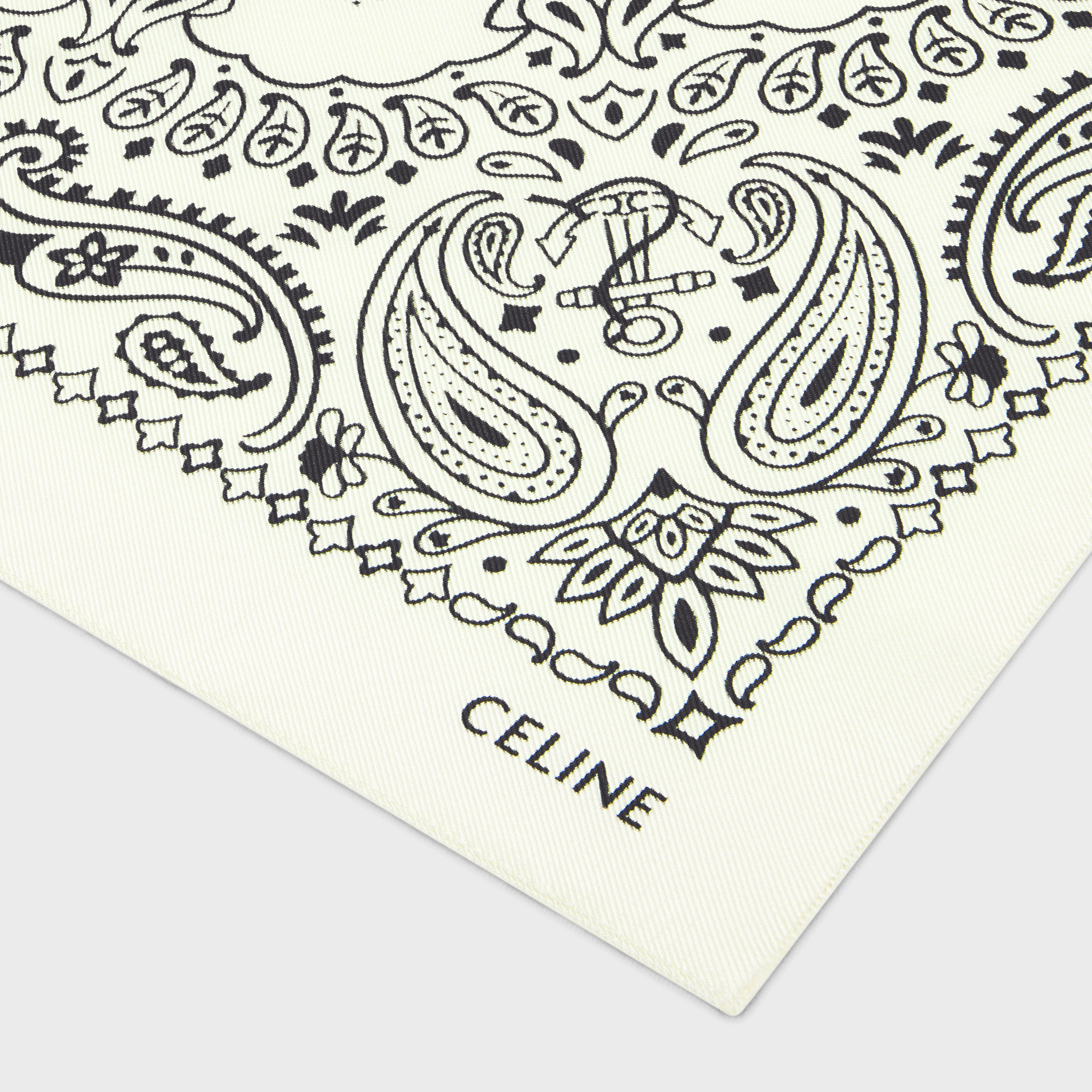 bandana in silk twill - 2