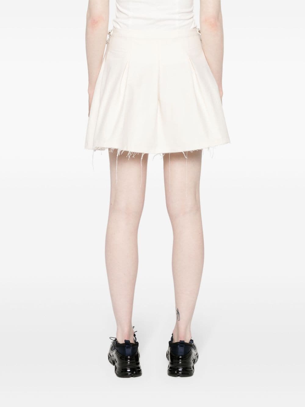 Object pleated mini skirt - 4
