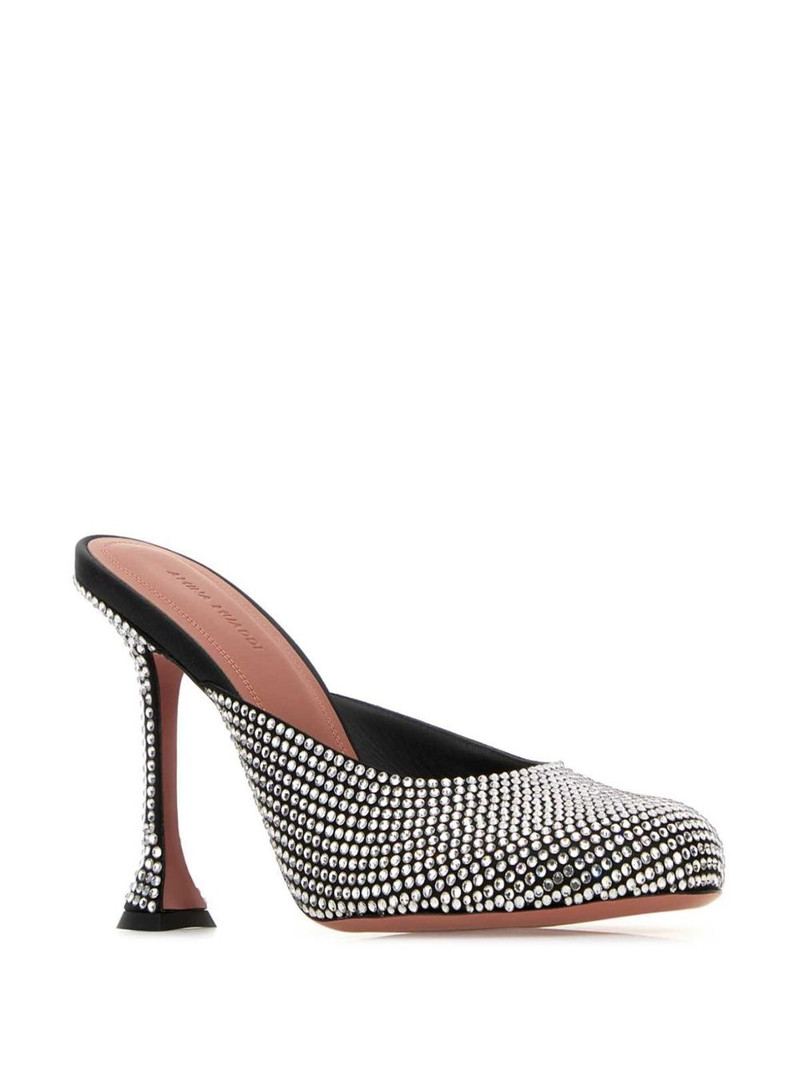 Amina Muaddi 95mm Iris mules outlook