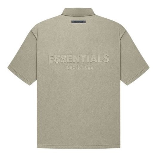 Fear of God Essentials FW21 Logo Polo Shirt 'Pistachio' FOG-FW21-005 - 2
