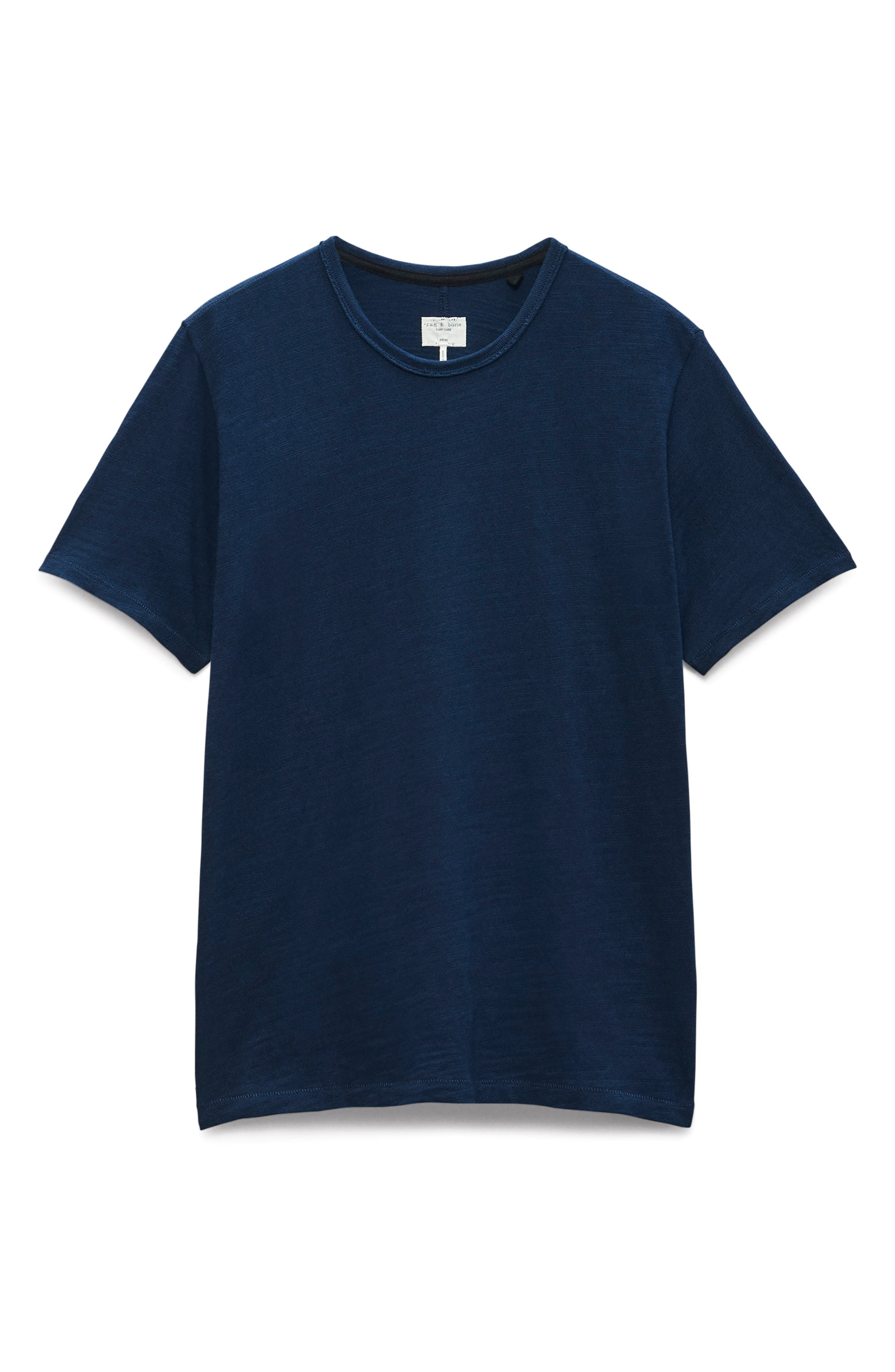 rag & bone Men's Classic Flame Slub Cotton T-Shirt in Navy at Nordstrom - 5