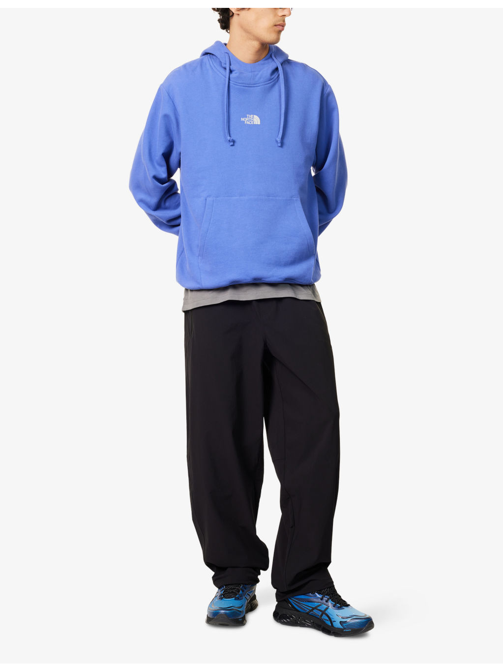 Stop Relax Embroidered-Logo Patch Cotton Hoody - 2