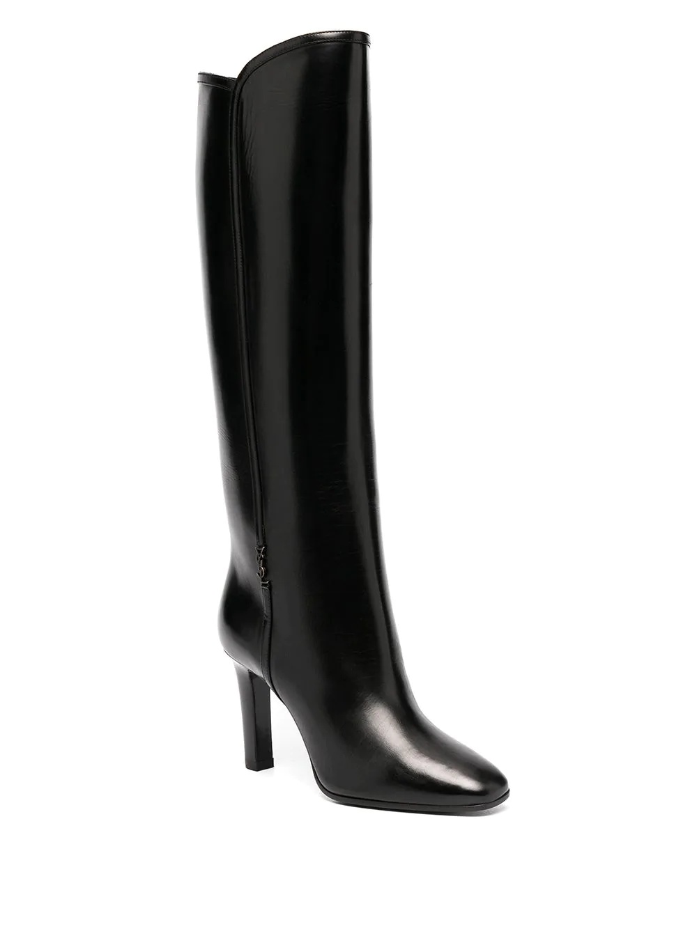 Jane monogram leather boots - 2