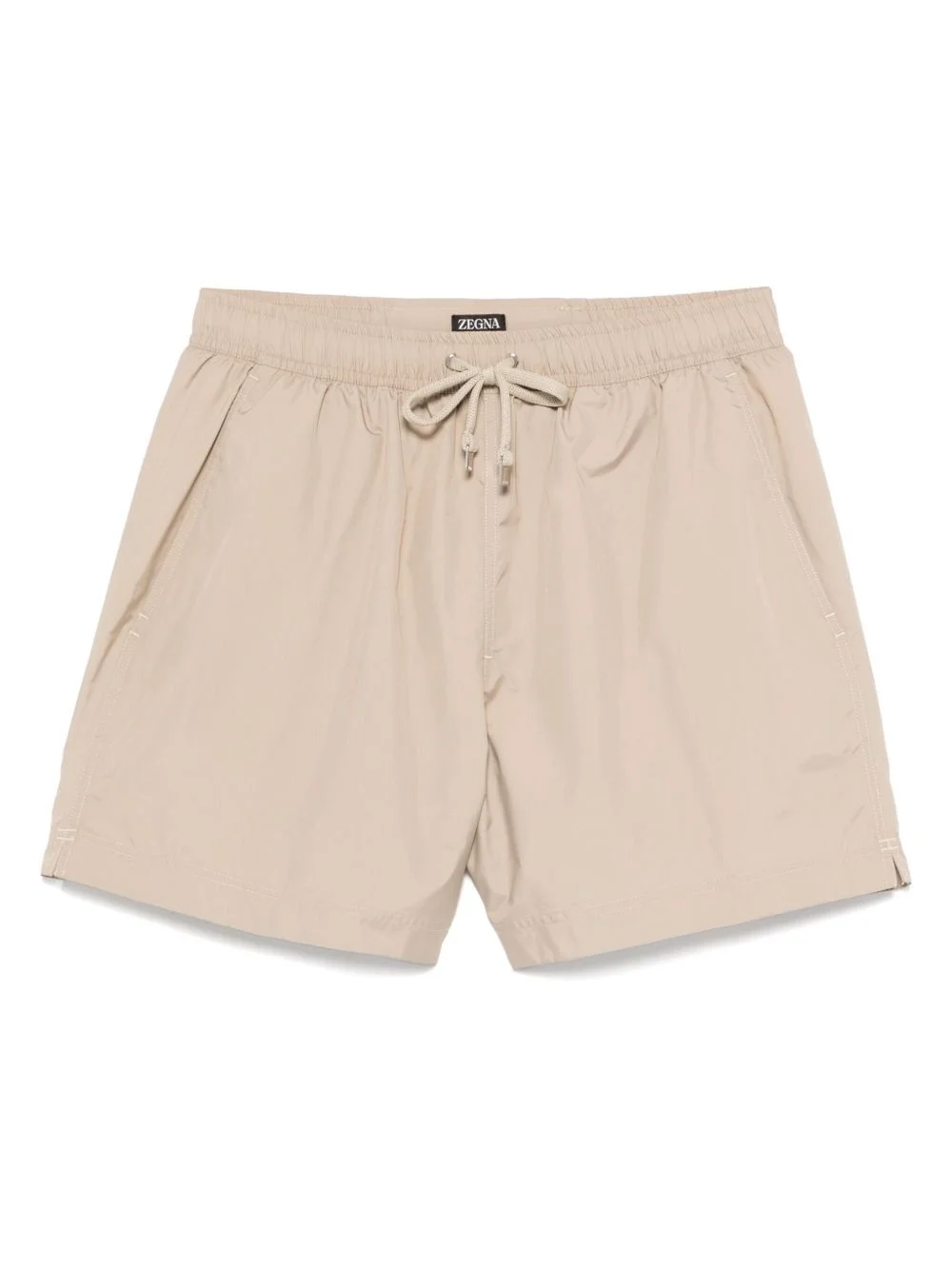 drawstring swim shorts - 1