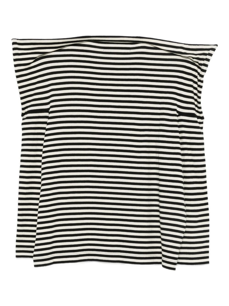 Junya Watanabe striped blouse outlook