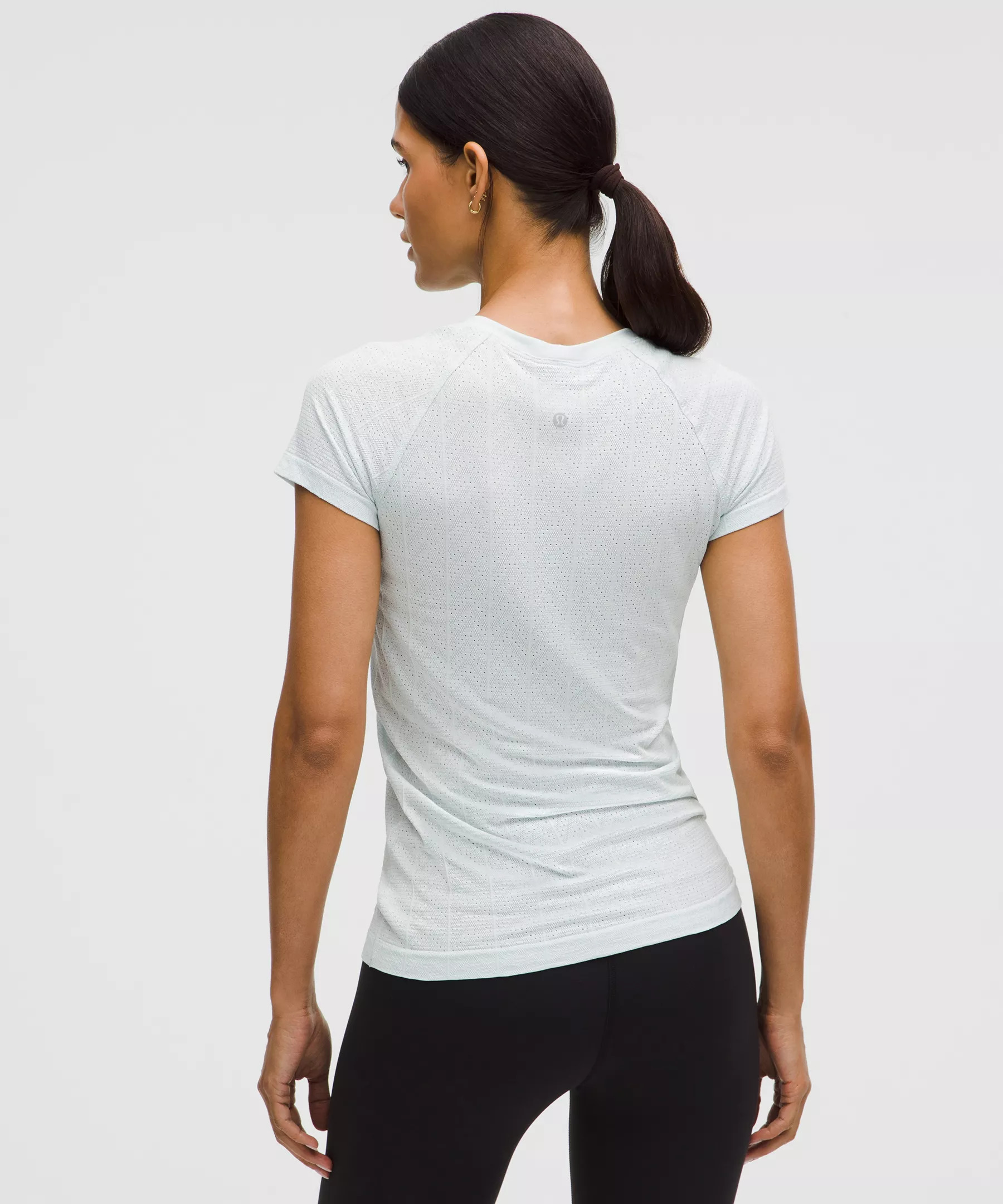 Swiftly Pointelle Short-Sleeve Shirt *Hip Length - 3